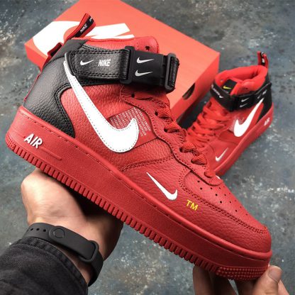 Nike air force store lv8 red mid