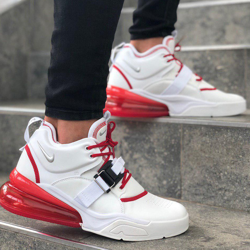 Nike air force shop 270 white red