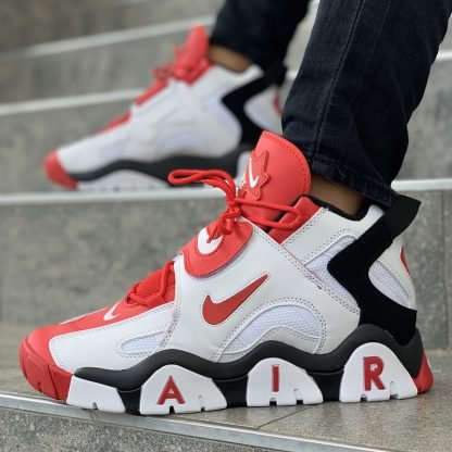 Nike Air Barrage Mid White Red Black Trends Day