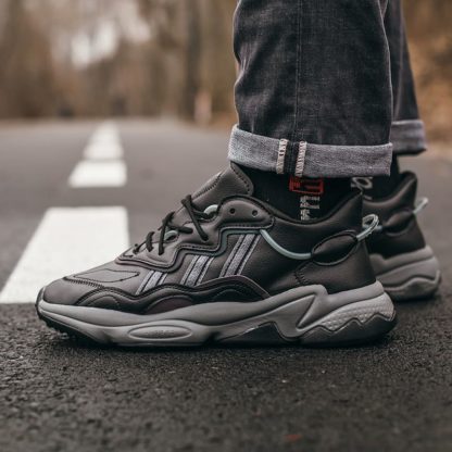 adidas ozweego leather black